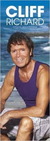 Official Cliff Richard Slim Calendar 2014