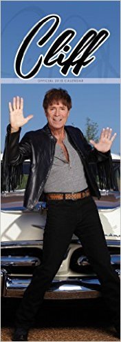 Official Cliff Richard Slim Calendar 2015