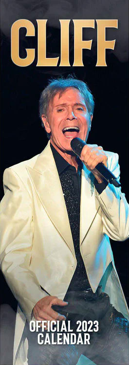 Official Cliff Richard Slim Calendar 2023
